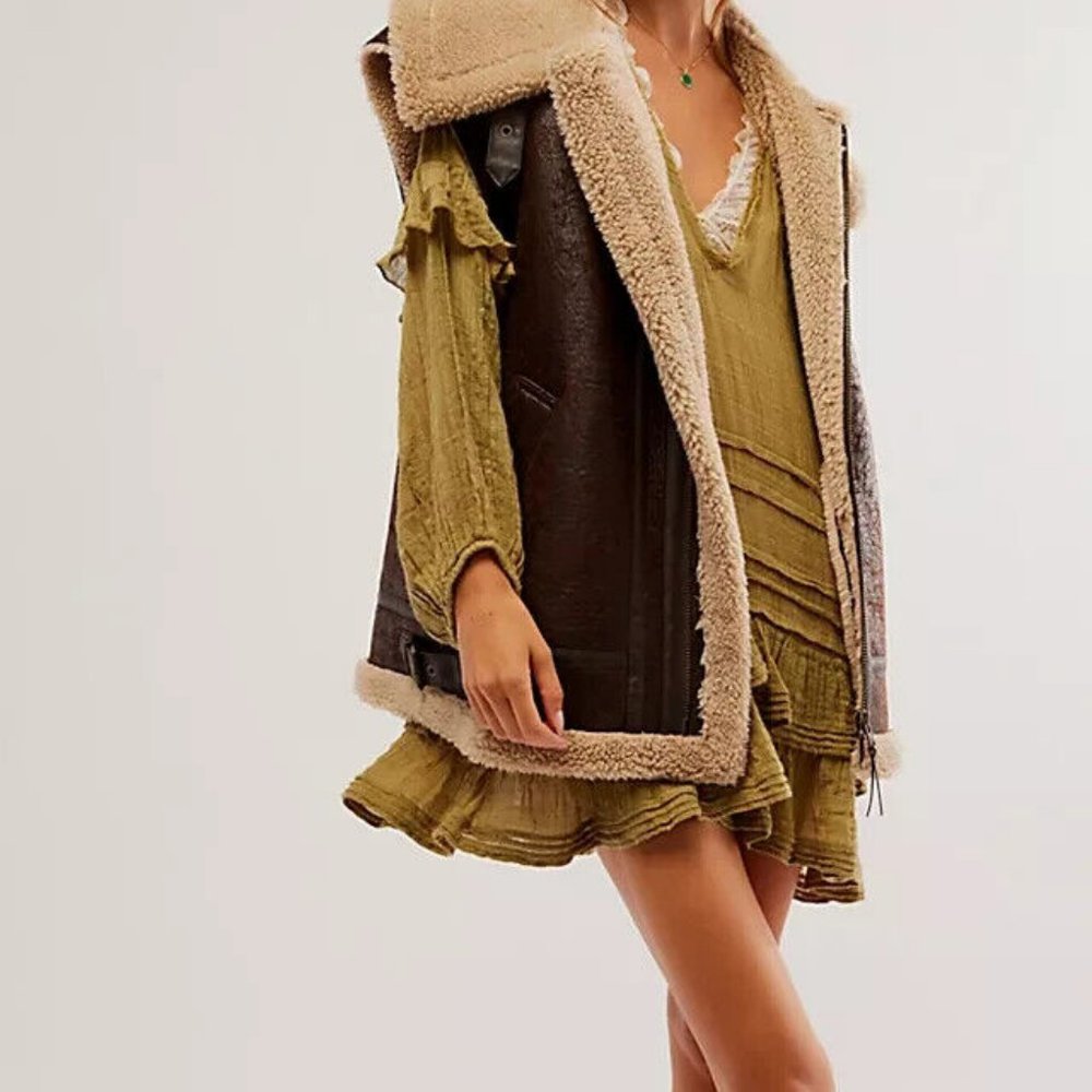 Free People FP One Tamasi Tunic Convertible Crushed Rosemary Dress - Picture 2 of 7